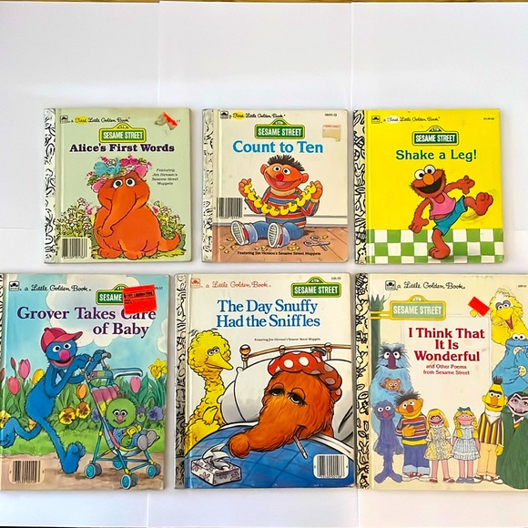 Sesame Street Litte Golden Books - Picture 1 of 7